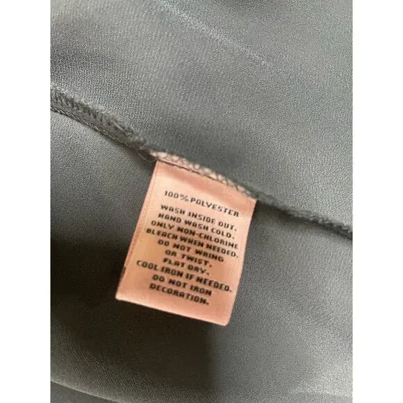 Juicy Couture Large womens blouse long sleeve top bling accent 0635 - Picture 4 of 7